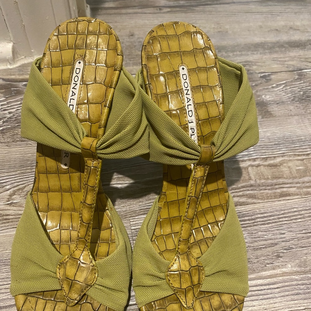 Donald J. Pliner sandals fits small.